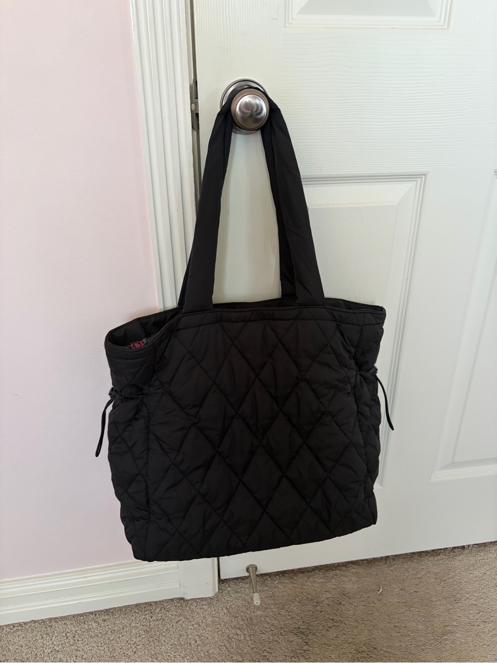 Vera Bradley Black Quilted Tote